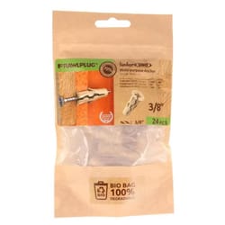 RAWLPLUG 3/8 in. D X 1 in. L Polypropylene Phillips Head Drywall Anchor 24 pc