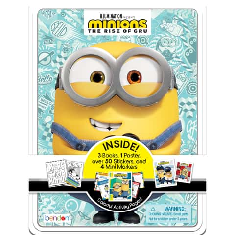 Bendon Minions-The Rise of Gru Coloring and Activity Tin Multicolored 10 pc  - Ace Hardware