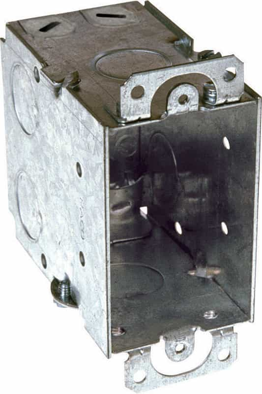 Raco 4-3/16 in. Steel 1 gang Outlet Box Gray 1 Gang Rectangle - Ace ...