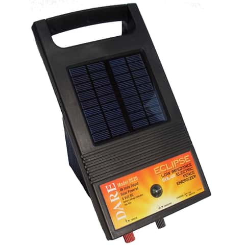 Dare Eclipse 6 V Solar-Powered Fence Energizer 3 acre Black Dare Eclipse 6 V Solar-Powered Fence Energizer 3 acre Black