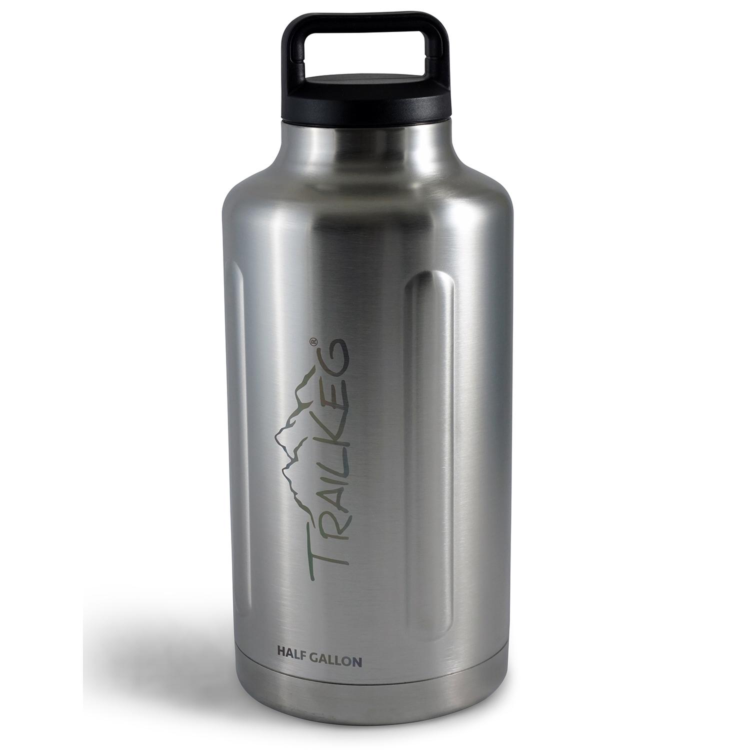 TrailKeg 64 oz Silver Stainless Steel Beer Growler Sansujyuku sansujyuku.com