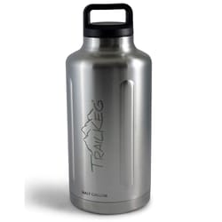 TrailKeg 64 oz Silver Stainless Steel Beer Growler