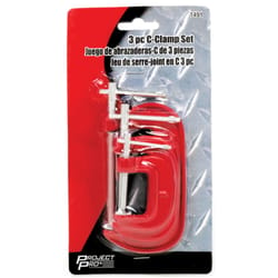 Performance Tool 2 in. D Heavy Duty Clamp Set 3 pk