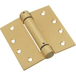 National Hardware 4 in. L Brass Spring Hinge 1 pk