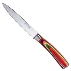 Totally Bamboo Baltique Marrakesh 5 in. L Stainless Steel Steak Knife Set 6 pc