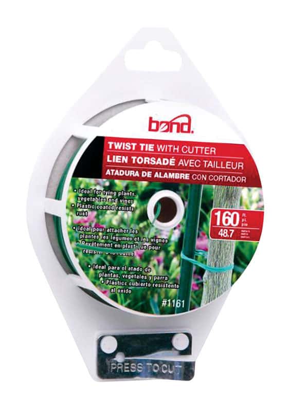 Bond 4 in. W Green Coated Wire Ties Ace Hardware