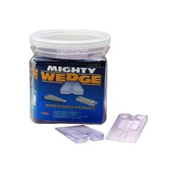 Mighty Wedge 1.125 in. W X 1.875 in. L Plastic Shim 25 pk