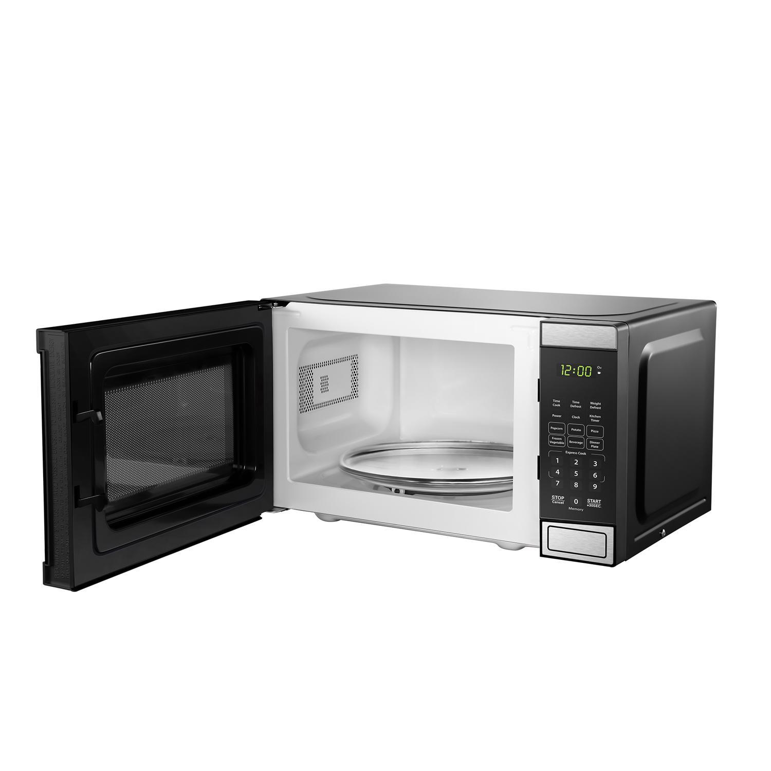 Danby 0.7 cu ft Black/Silver Microwave 700 W Sansujyuku sansujyuku.com