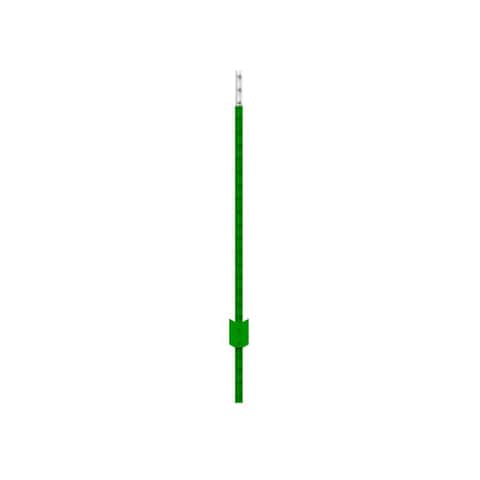 American Posts 6 ft. H Enamel-Coated Green Steel Studded T-Post American Posts 6 ft. H Enamel-Coated Green Steel Studded T-Post