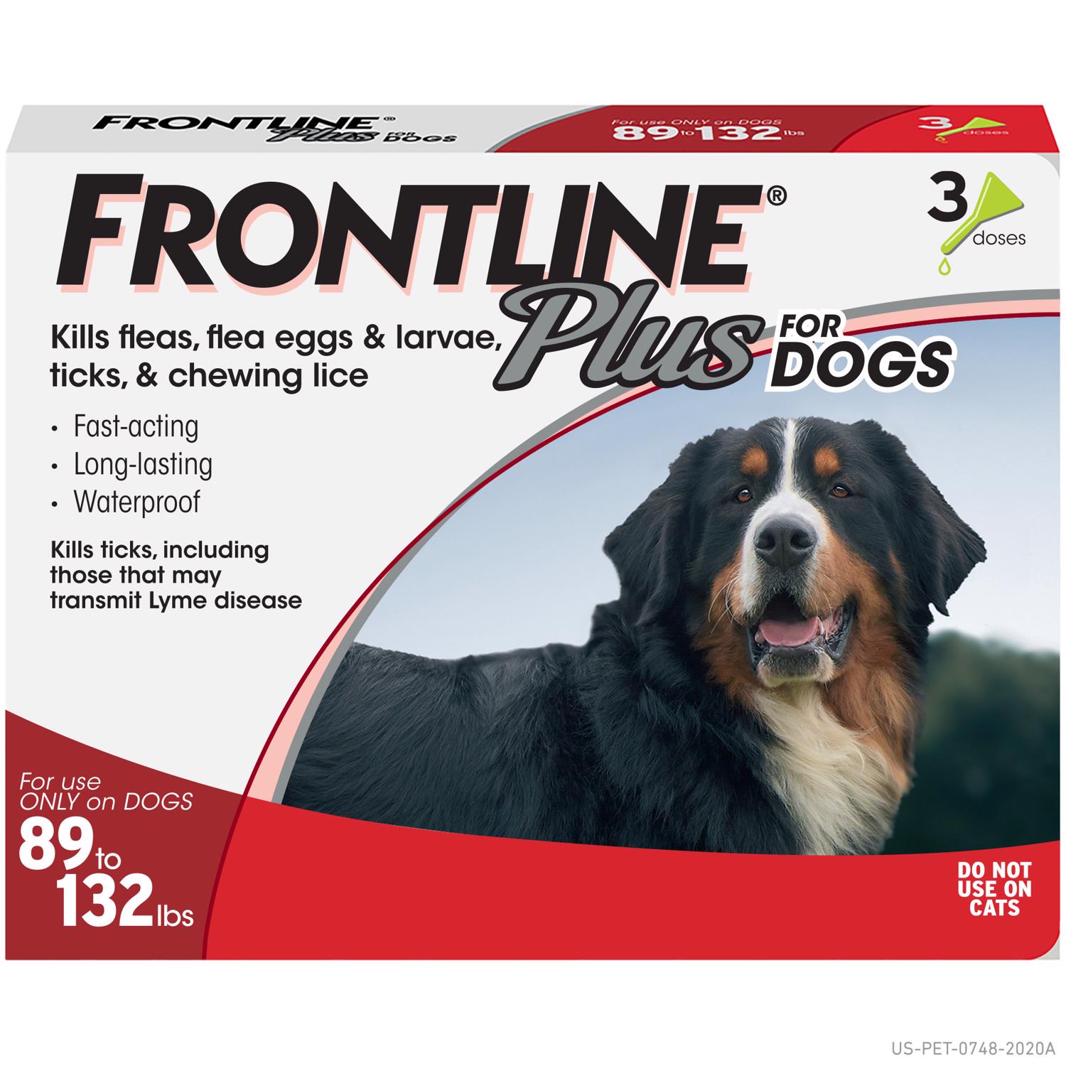 Photos - Other Pet Supplies Frontline Plus Liquid Dog Flea and Tick Drops 9.8 Fibronil, 8.8 (S)-methop 