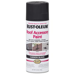 Rust-Oleum Roof Accessory Flat/Matte Carbon Black Spray Paint 12 oz
