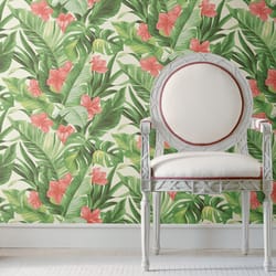 NuWallpaper 20.5 in. W X 18 ft. L Tropical Paradise Peel and Stick Wall Decal