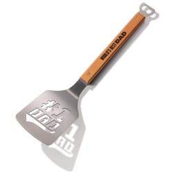 Sportula #1 Dad Stainless Steel Brown/Silver Grill Spatula 1 pc