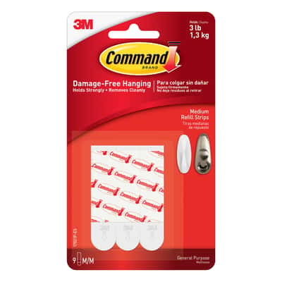 3m Command Large Foam Adhesive Strips 2 In L 9 Pk Ace Hardware