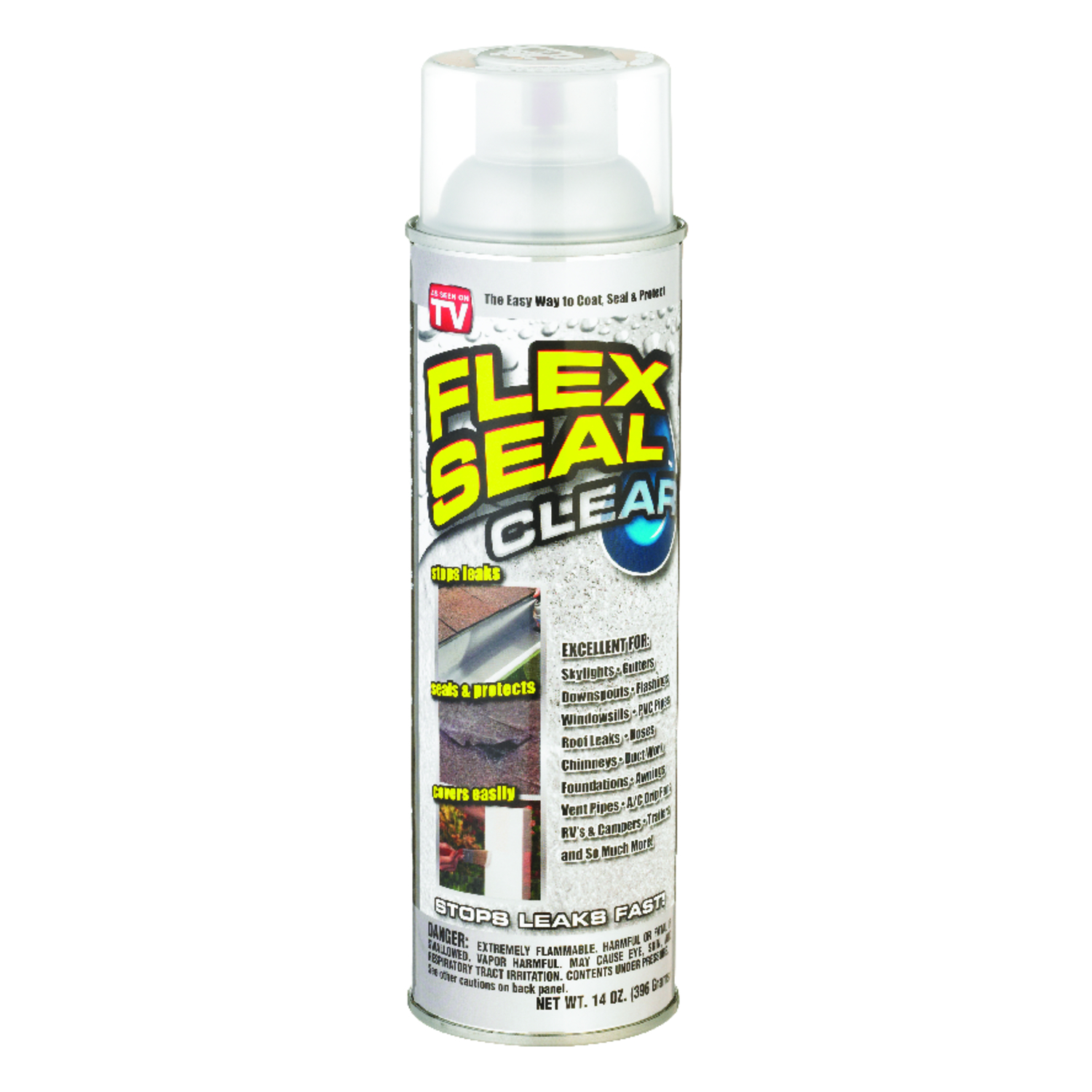 UPC 855647003514 product image for Flex Seal Satin Clear Rubber Spray Sealant 14 oz. | upcitemdb.com
