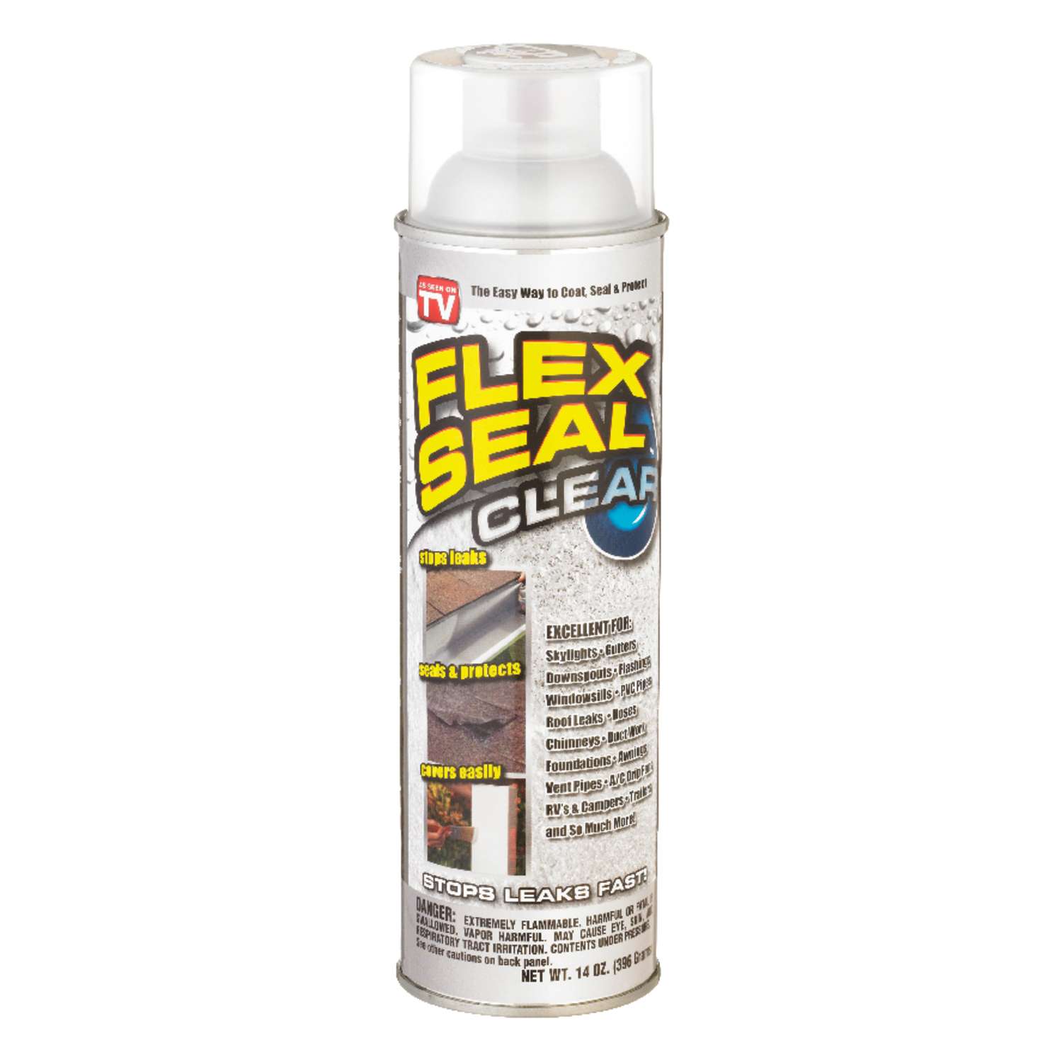 Flex Seal Satin Clear Rubber Spray Sealant 14 oz. - Ace Hardware