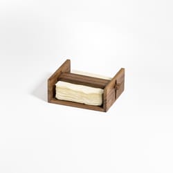 Kalmar Home Napkin Holder Acacia Wood Brown