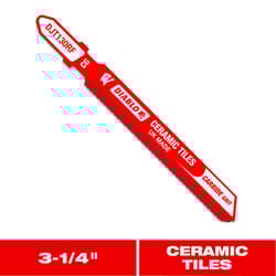 Diablo 3-1/4 in. Carbide Grit T-Shank Ceramic Tile & Glass Jig Saw Blade 1 pk