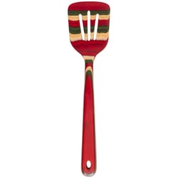 Totally Bamboo Baltique Multicolored Birch Wood Slotted Spatula