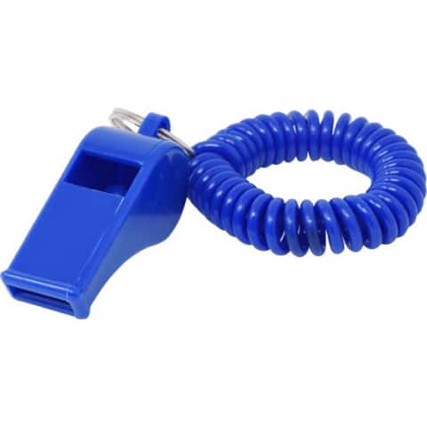 Hillman Plastic Assorted Sporting Whistle Wrist Coil Keychain - Ace Hardware