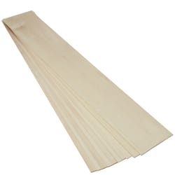 Midwest Products 1/16 in. X 4 in. W X 3 ft. L Basswood Sheet #2/BTR Premium Grade
