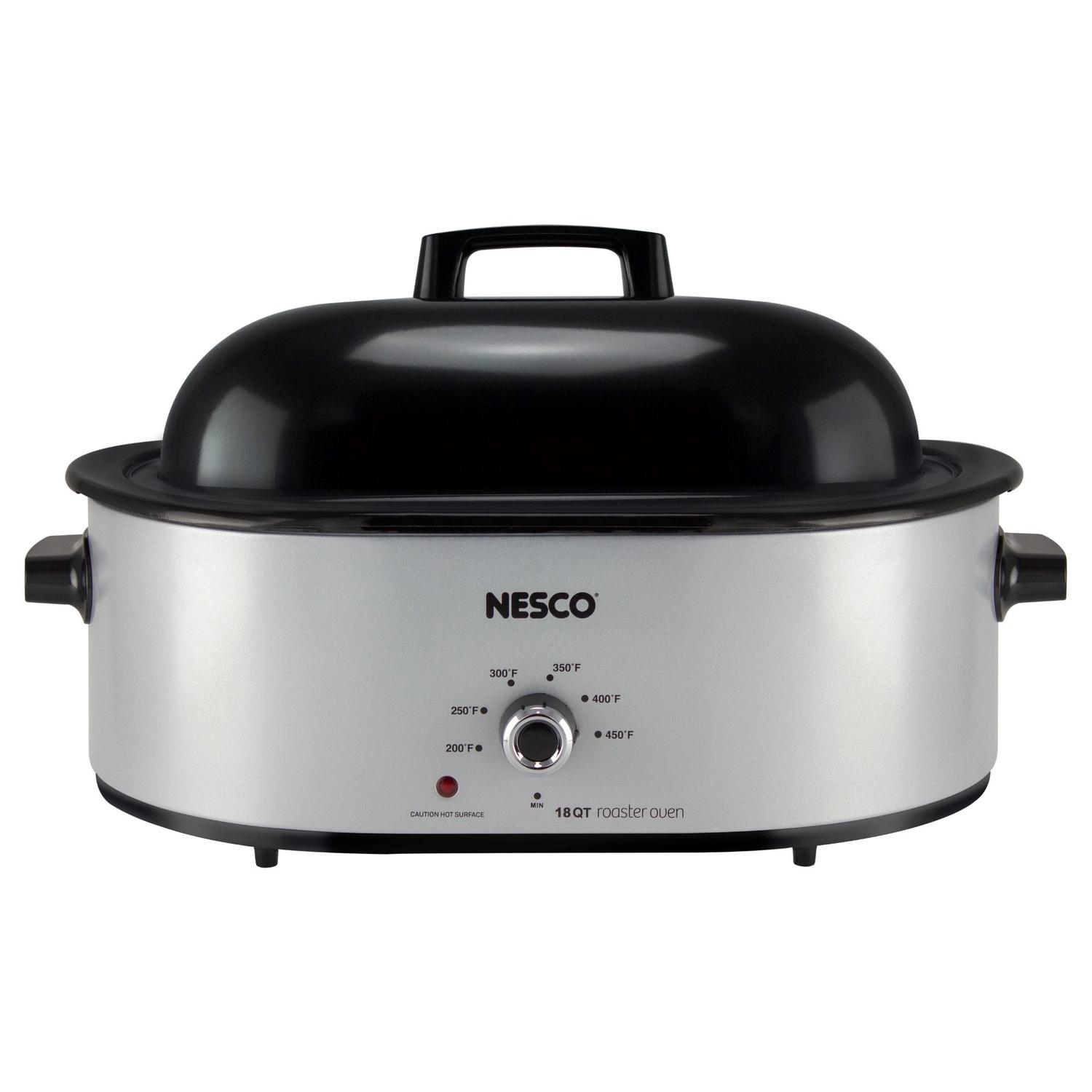Nesco Silver Stainless Steel 18 qt Electric Roaster 17.5 in. H X 9.2 in. W X 25.4 in. L Sansujyuku sansujyuku.com