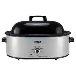 Nesco White Porcelain 6 qt Electric Roaster 9.25 in. H X 12 in