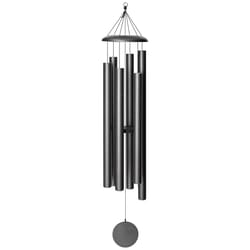 Corinthian Bells Silver Vein Aluminum 65 in. Wind Chime