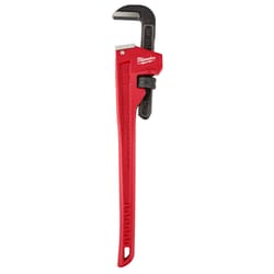 Milwaukee 3 in. Pipe Wrench Black/Red 1 pc