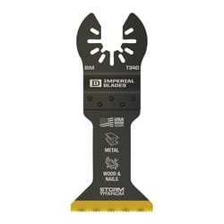 Imperial Blades One Fit 1-3/4 in. L Titanium-Coated Bi-Metal Storm Oscillating Saw Blade 1 pk