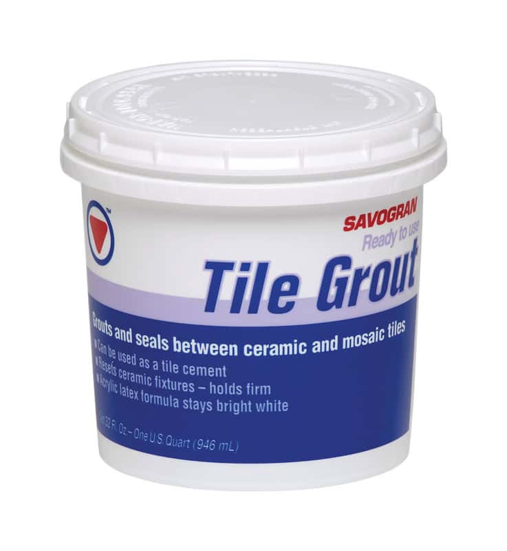 Savogran Indoor Bright White Tile Grout 1 qt - Ace Hardware
