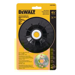 DeWalt 4-1/2 in. D Resin Rigid Fiber Disc Backer Pad 5/8 in.-11 13300 rpm 1 pc