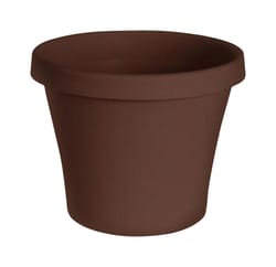 Bloem Terra 17 in. H X 20.5 in. W X 20.5 in. D X 20 in. D Resin Traditional Planter Chocolate