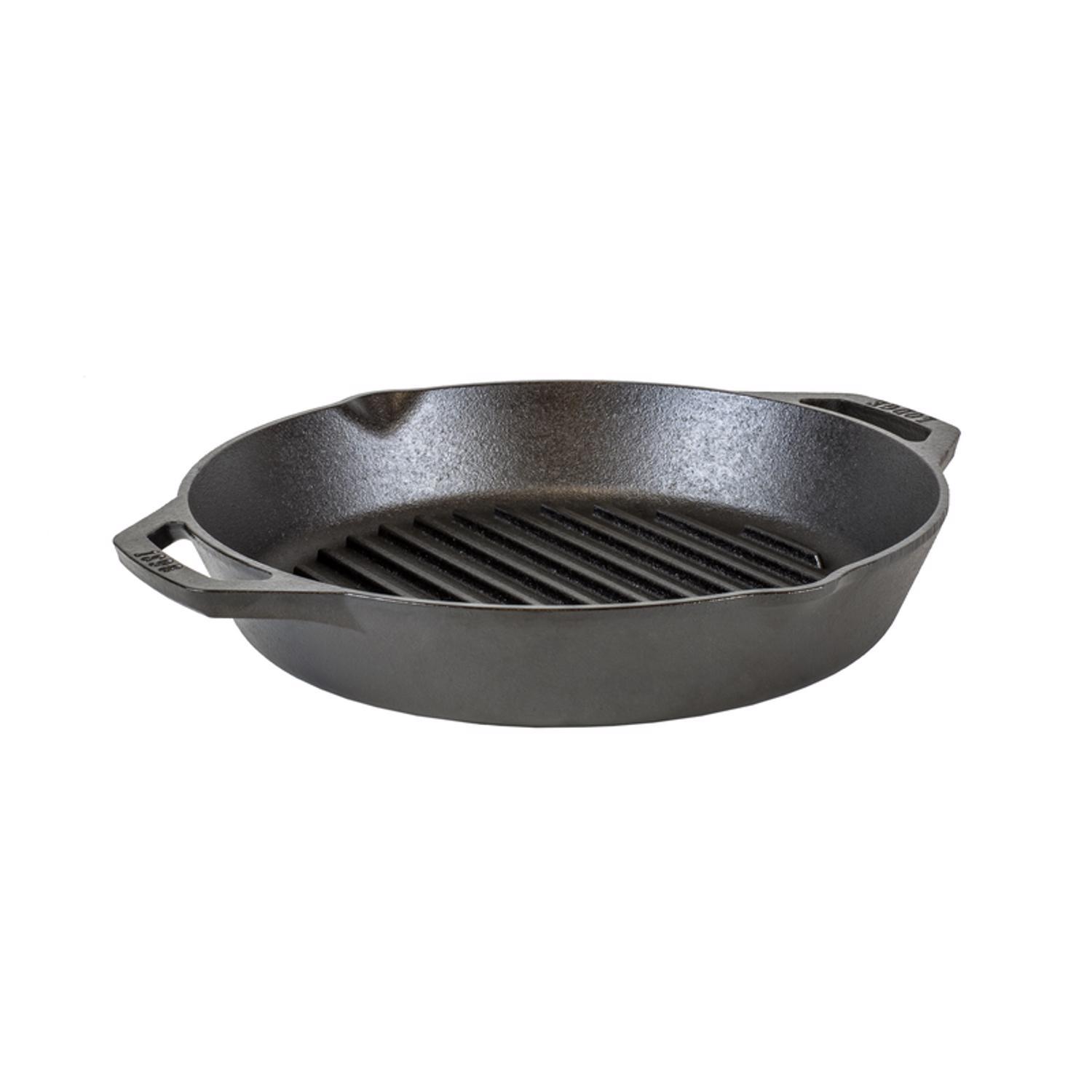 Lodge Cast Iron Grill Pan 12 in. Black Sansujyuku sansujyuku.com