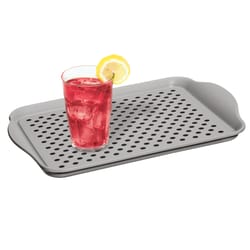 OGGI Gray Plastic Serving Tray Serve Tray 1 pk