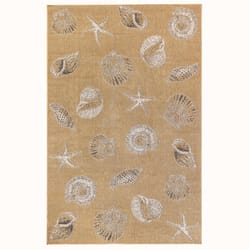 Liora Manne Carmel 4.83 ft. W X 7.5 ft. L Natural Casual Polypropylene Area Rug