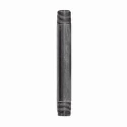 STZ Industries 1/8 in. MIP each X 1/8 in. D MIP Black Steel 6 in. L Nipple