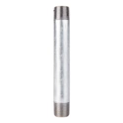 STZ Industries 1/2 in. MIP each X 1/2 in. D MIP Galvanized Steel 5-1/2 in. L Nipple