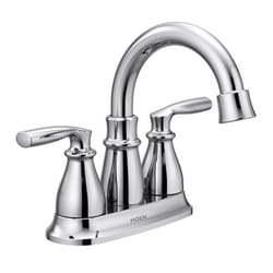 Moen Hilliard Chrome Traditional Bathroom Faucet 4 in.