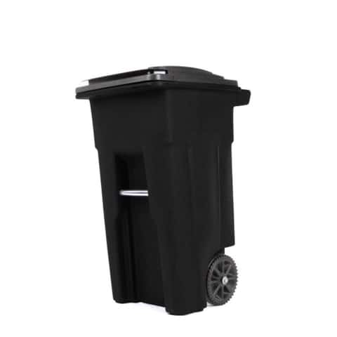 Rubbermaid Black 32 Gallon Outdoor Garbage Can with Wheels & Lid - Ace  Hardware - Ace Hardware