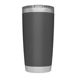 YETI Rambler 20 oz Charcoal BPA Free Tumbler with MagSlider Lid