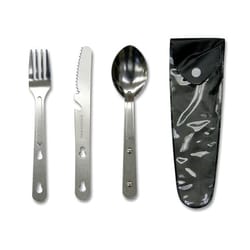 Stansport Silver Camping Flatware 4 pk
