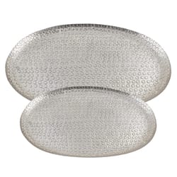 Karma Silver Aluminium Tray 2 pk