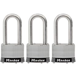 Master Lock 1-3/4 in. W Laminated Steel 4-Pin Cylinder Padlock