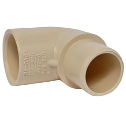 Charlotte Pipe 3/4 in. Spigot X 3/4 in. D Socket CPVC 90 Degree Street Elbow 1 pk