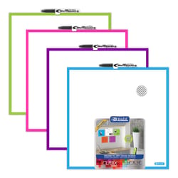 Bazic Products 14 in. H X 14 in. W Screw-Mounted Magnetic Dry Erase Board