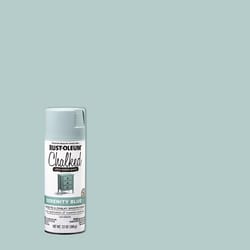 Rust-Oleum Chalked Ultra Matte Serenity Blue Oil-Based Acrylic Sprayable Chalk Paint 12 oz