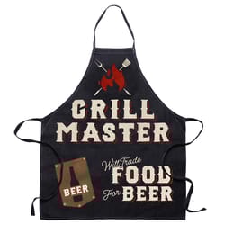 Scobie 1 pocket Black Canvas/Leather Apron