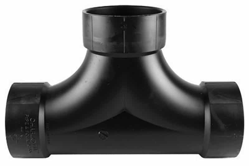 Charlotte Pipe 3 in. Schedule 40 3 in. Dia. x Hub Hub ABS DWV Flush