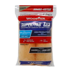 Wooster Super/Fab FTP Knit 4-1/2 in. W X 3/8 in. Jumbo Paint Roller Cover 2 pk